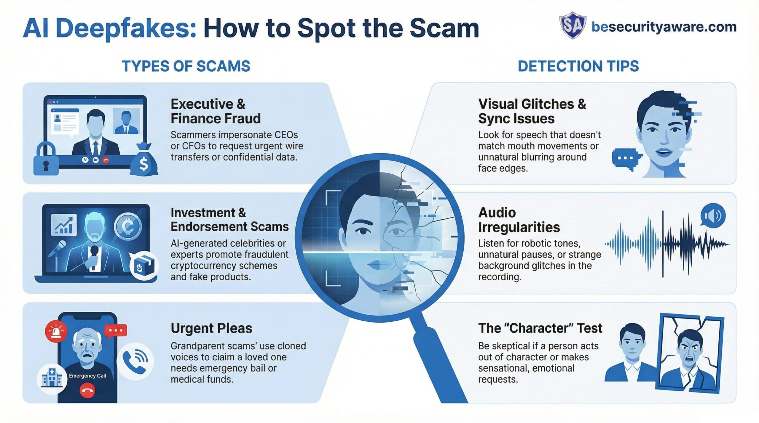 How to spot an AI deepfake scam