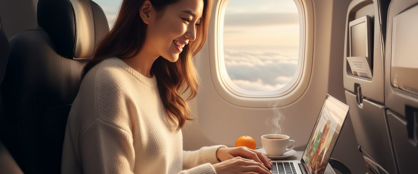 protect yourself while using free wifi on a plane