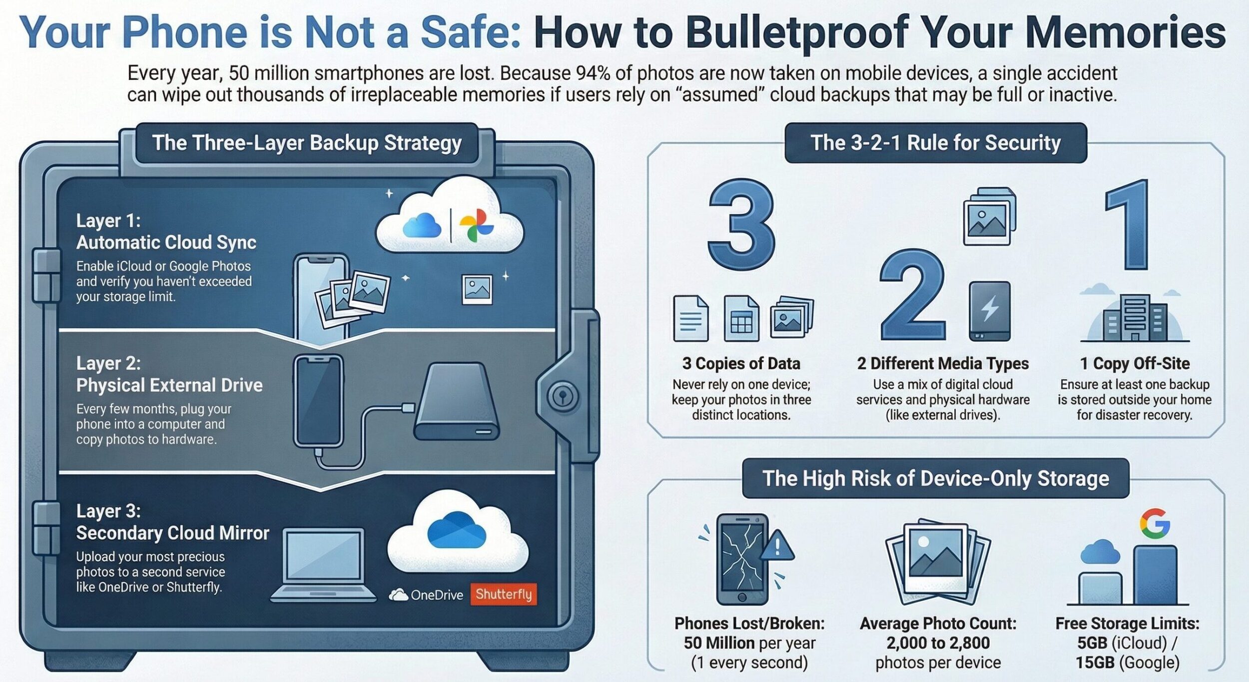 protect and backup photos on your phone